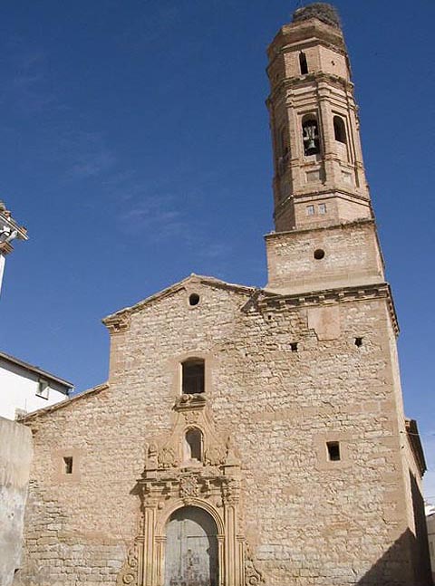 Iglesia parroquial de Jatiel.